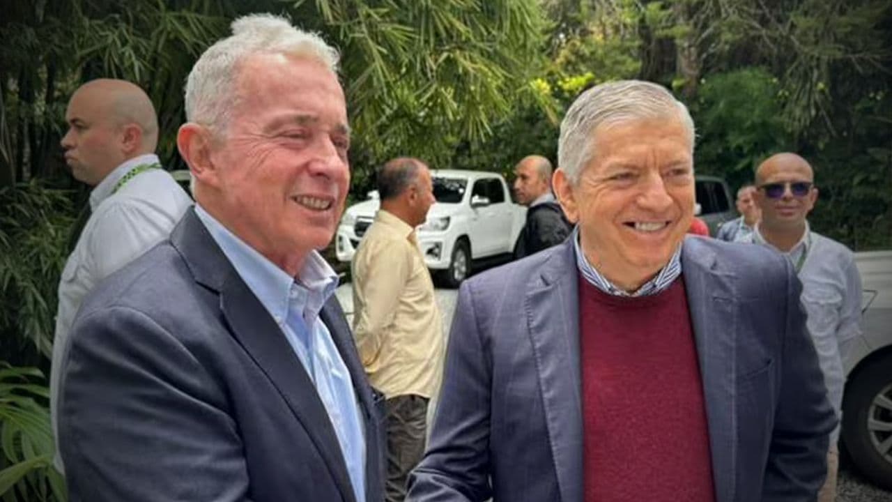 Ávaro Uibe y César Gaviria
