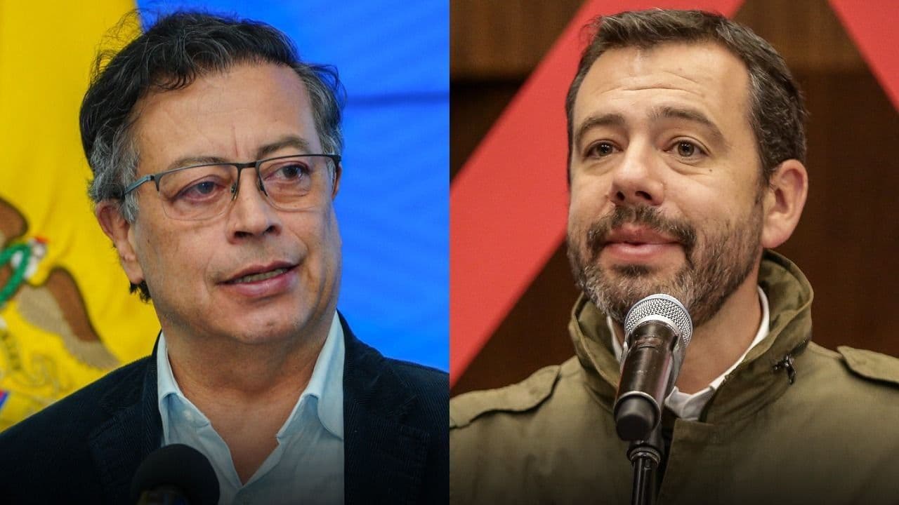 Presidente Gustavo Petro y alcalde Carlos Fernando Galán