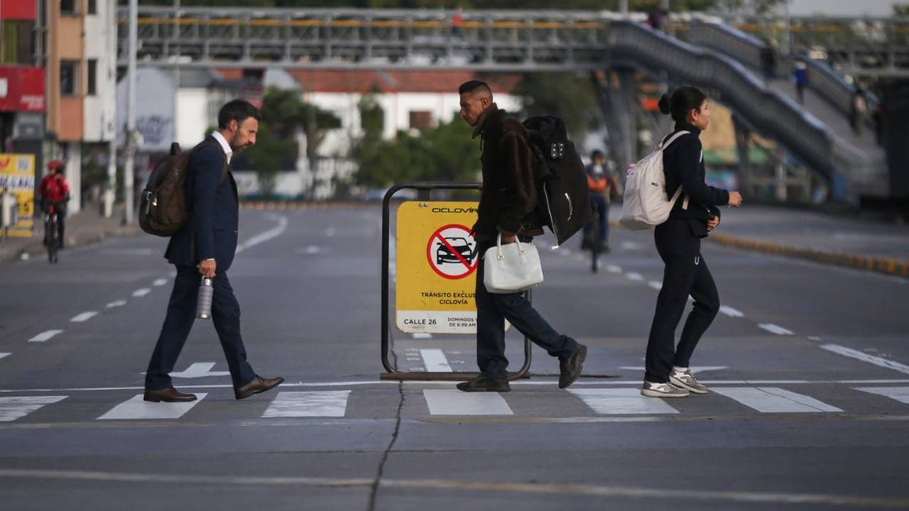 Durante la jornada del Día sin Carro y sin Moto, la ciudad modifica su dinámica habitual de movilidad y prioriza el uso de medios de transporte alternativos. Foto: Colprensa