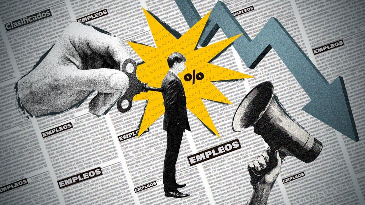 Desempleo fotoilustración