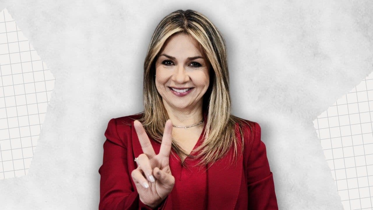 Vicky Dávila, candidata del Movimiento Valientes en la Gran Consulta por Colombia.