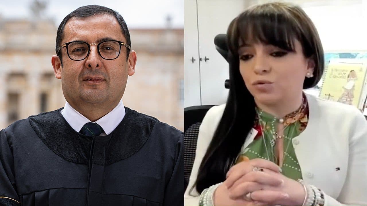 El magistrado de la Comisión de Disciplina Judicial, Juan Carlos Granados y la exfiscal Claudia Patricia Vanegas. El magistrado de la Comisión de Disciplina Judicial, Juan Carlos Granados y la exfiscal Claudia Patricia Vanegas.