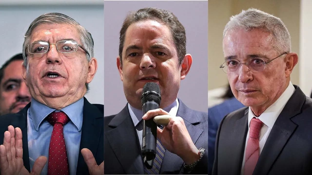 César Gaviria Trujillo, Germán Vargas Lleras, Álvaro Uribe Vélez. César Gaviria Trujillo, Germán Vargas Lleras, Álvaro Uribe Vélez.