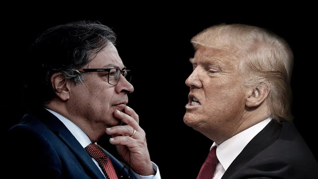 El presidente de Colombia, Gustavo Petro; el presidente de Estados Unidos, Donald Trump. El presidente de Colombia, Gustavo Petro; el presidente de Estados Unidos, Donald Trump.