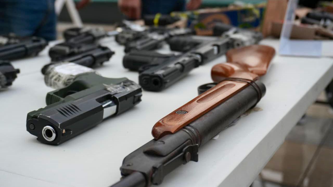 Armas incautadas