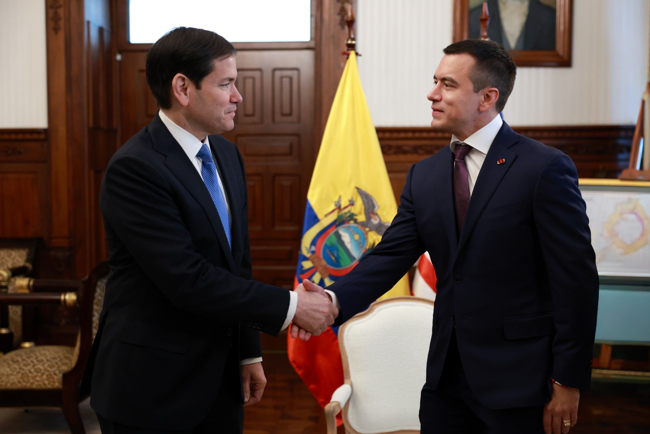 Marco Rubio y Daniel Noboa