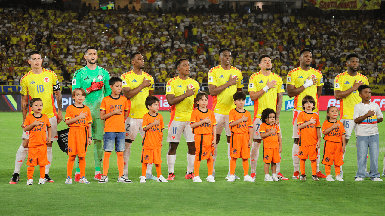 Formación titular Selección Colombia