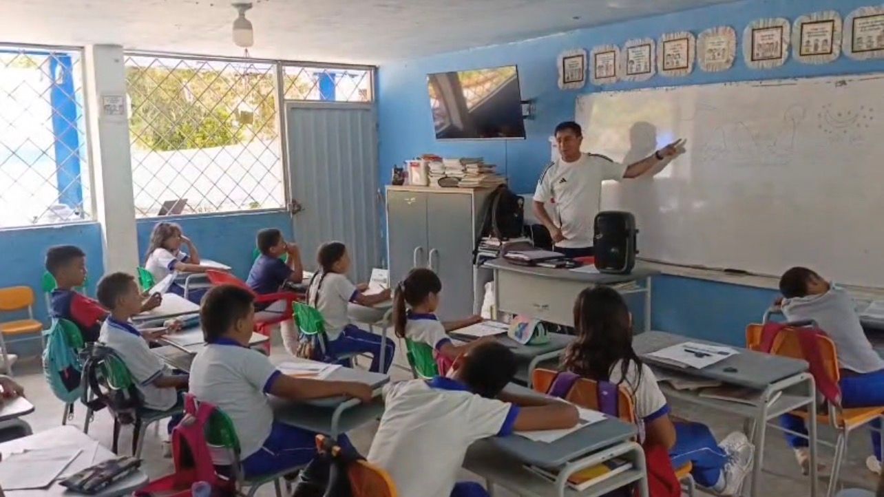 estudiantes sur de Bolívar