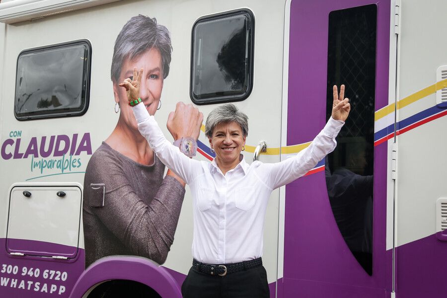 Claudia López, candidata a la presidencia.