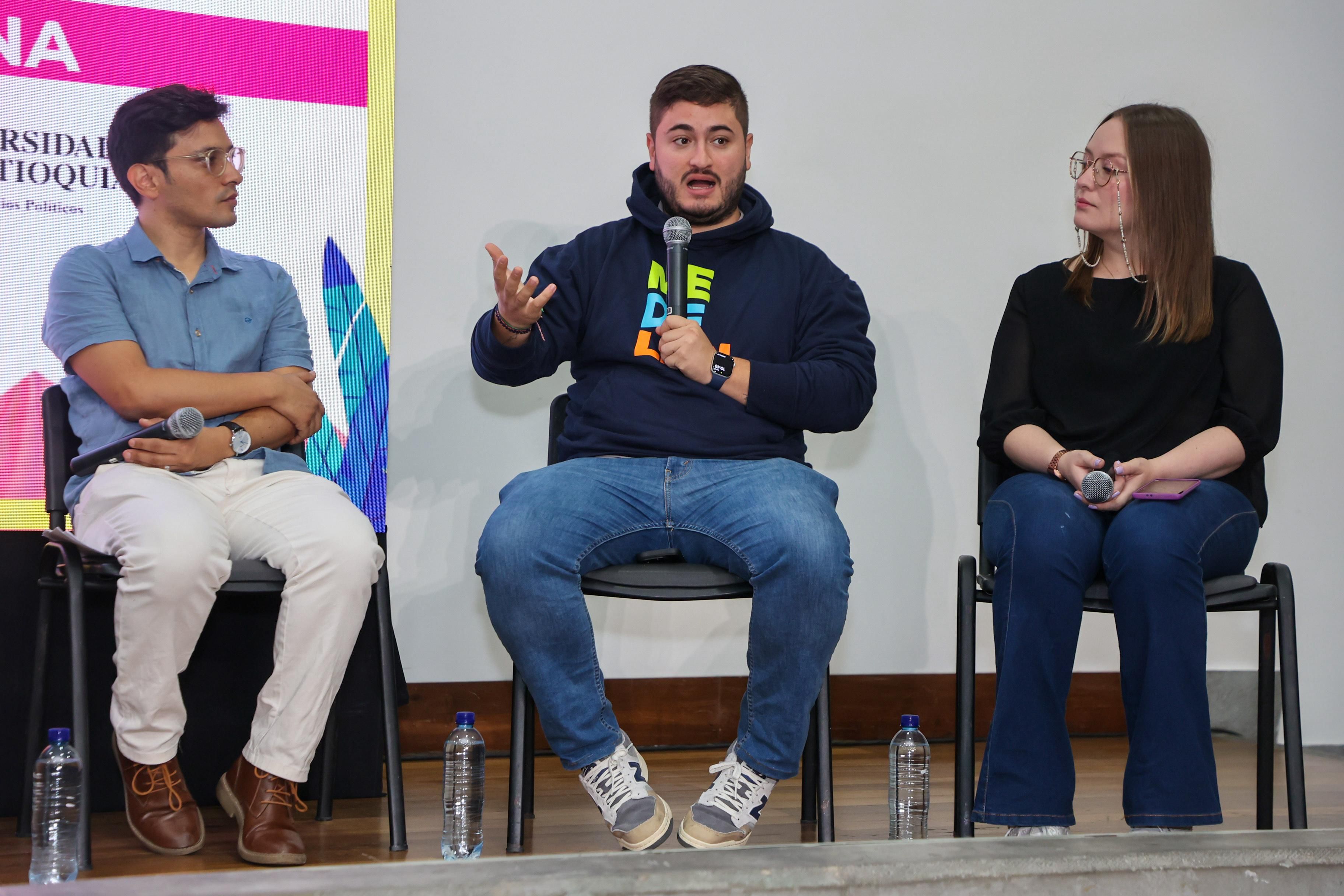 Camilo Sierra, coordinador del Programa Democracia Joven de la Secretaría de la Juventud de Medellín