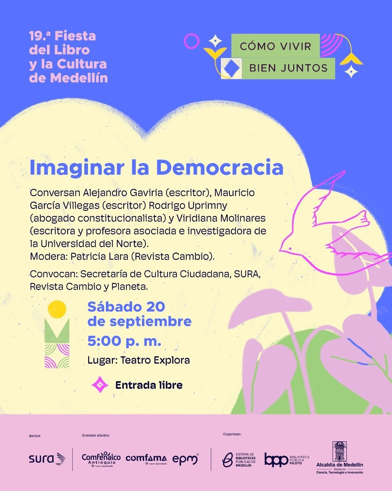 Imaginar la democracia en la Fiesta del Libro y la Cultura de Medellin