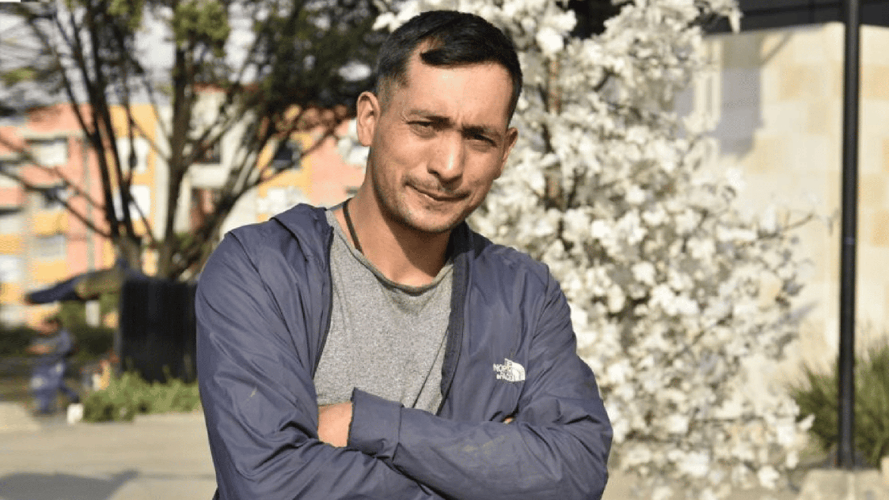 Luis Muñoz habitante de calle/reciclador