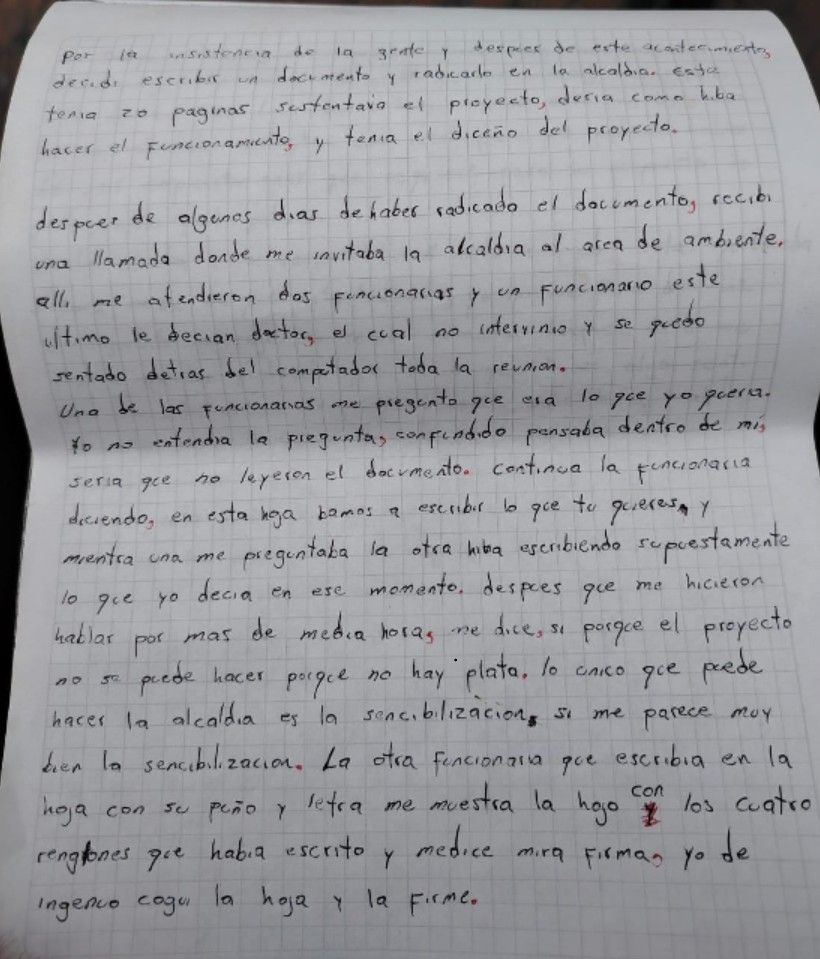 DOS Carta Luis Muñoz entrevista CAMBIO