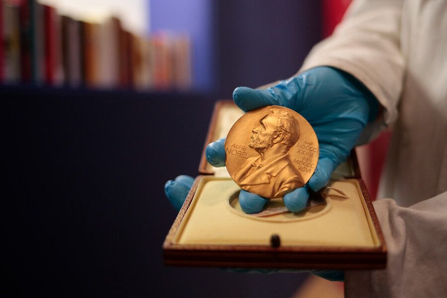 Medalla Nobel de Literatura.