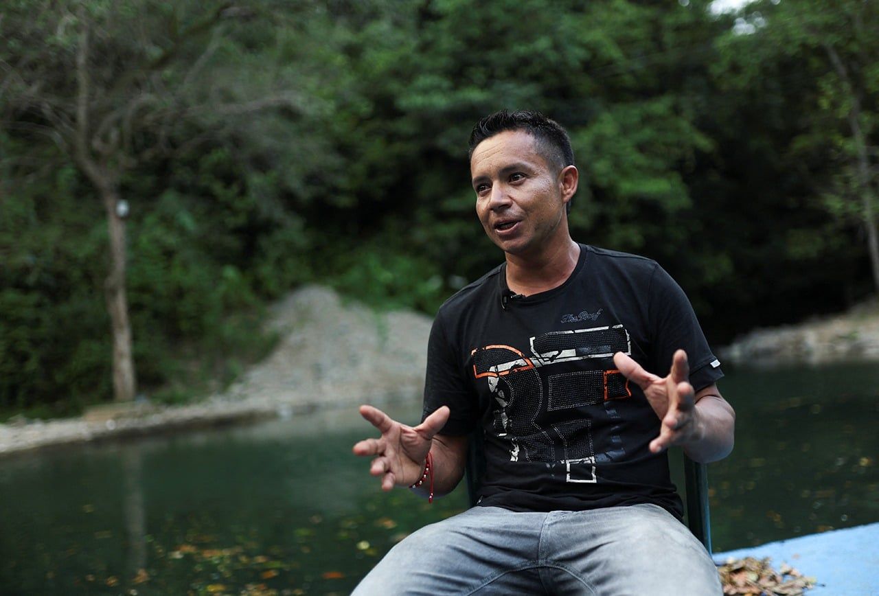 Edward Rubiano, líder comunal de El Plateado