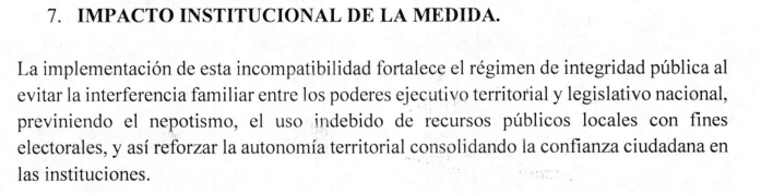 Impacto de la medida