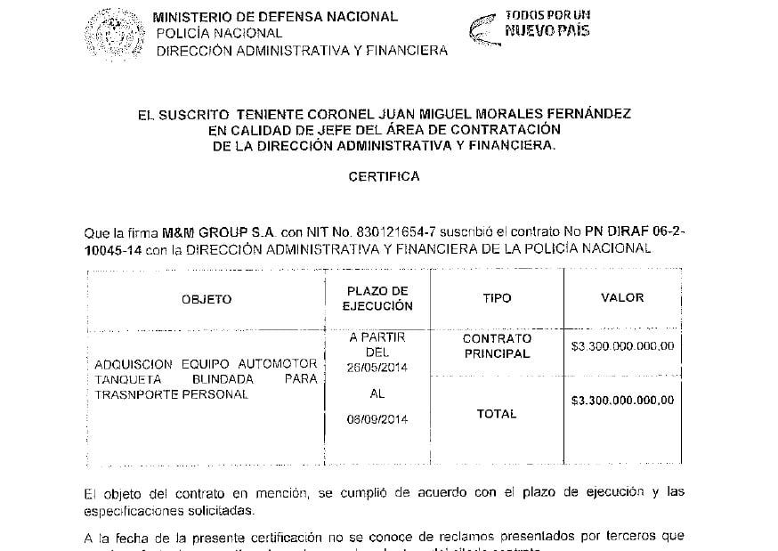 Experiencia de las firmas de Martín Manjarrés