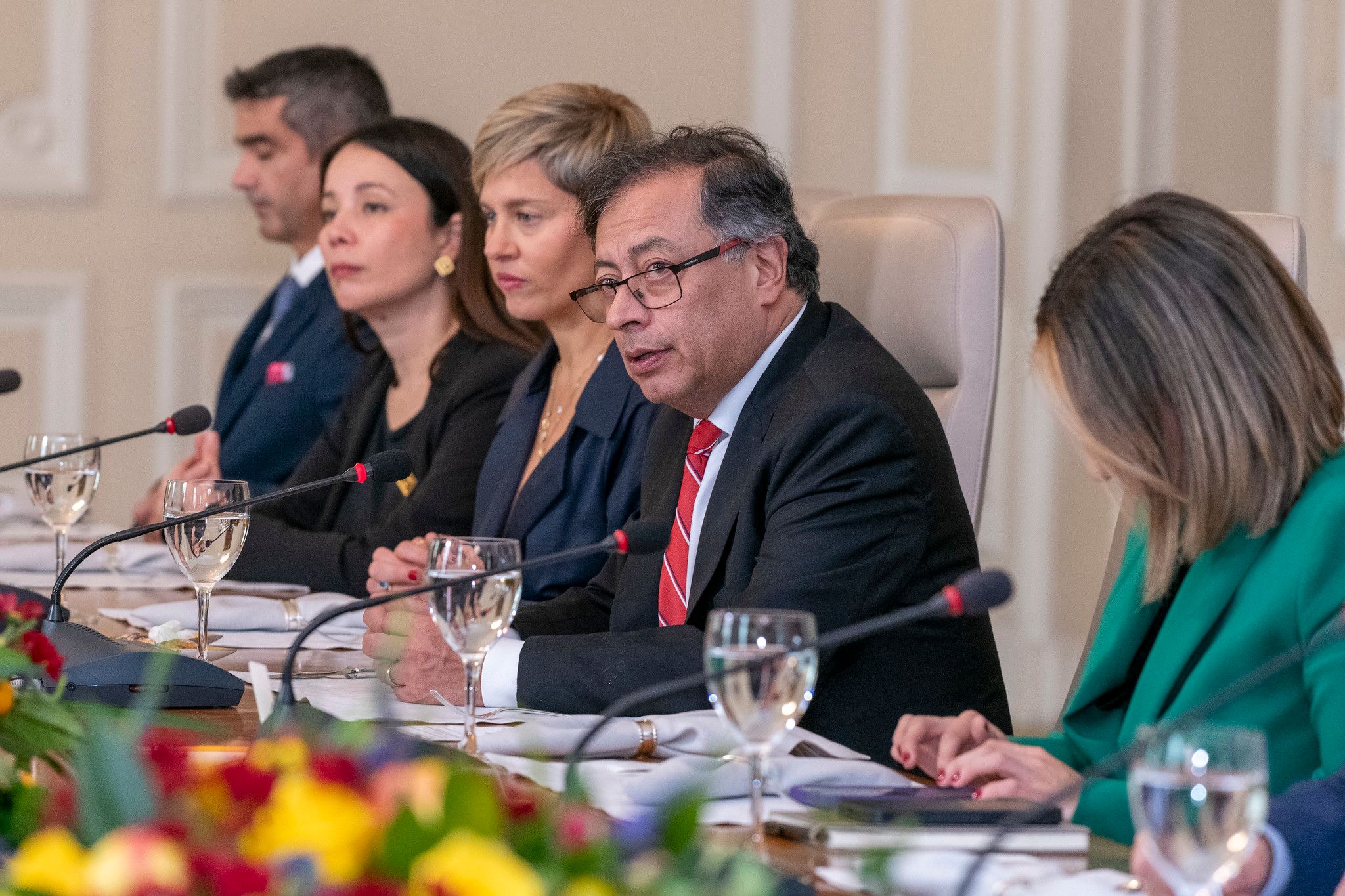 Gustavo Petro y Verónica Alcocer