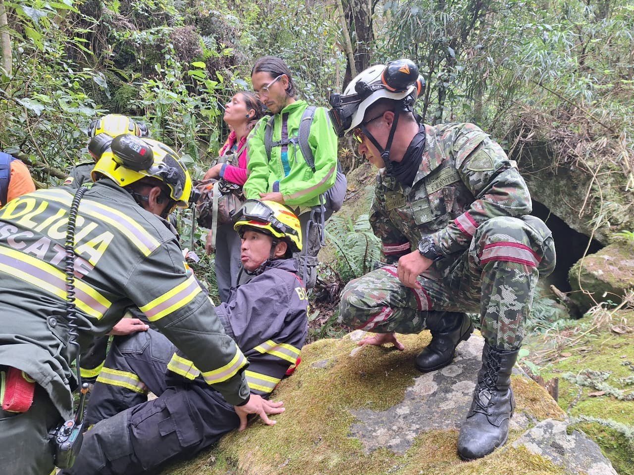 Autoridades rescataron a extranjero perdido