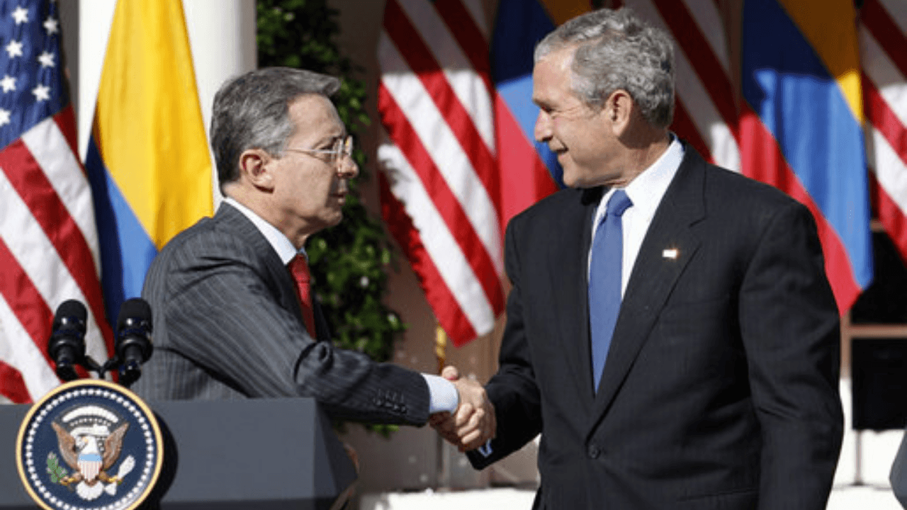 Uribe y Bush