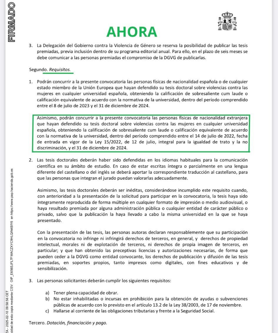 convocatoria 2