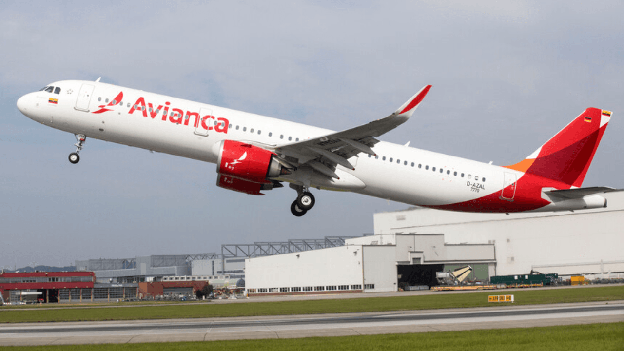 Avión de Avianca__