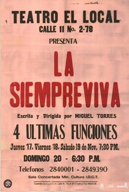La siempreviva, cartel publicitario