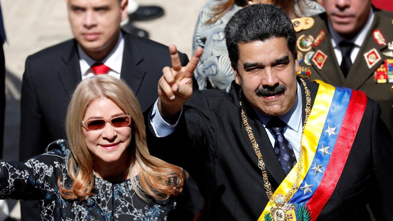 Nicolás Maduro y Cilia Flórez 2