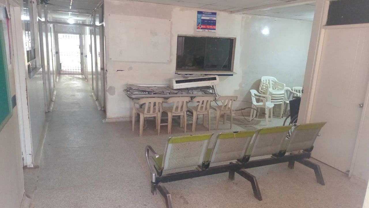 Antiguas instalaciones del hospital del corregimiento de La Loma