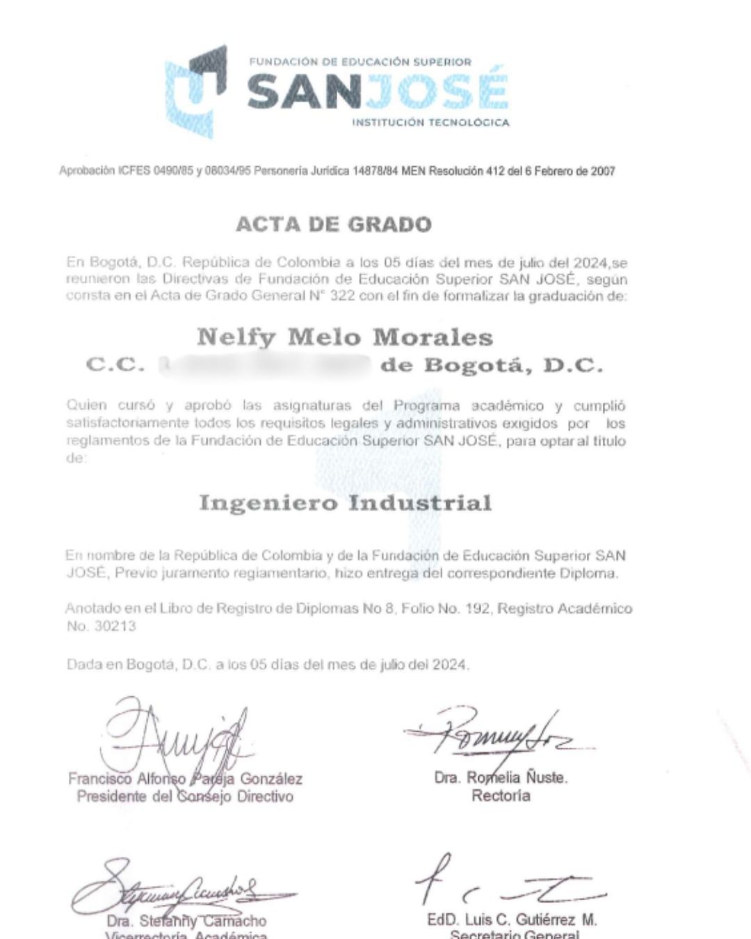 Diploma 2 Nelfy Melo