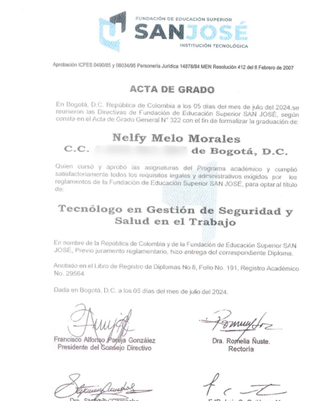 Diploma 3 nelfy melo