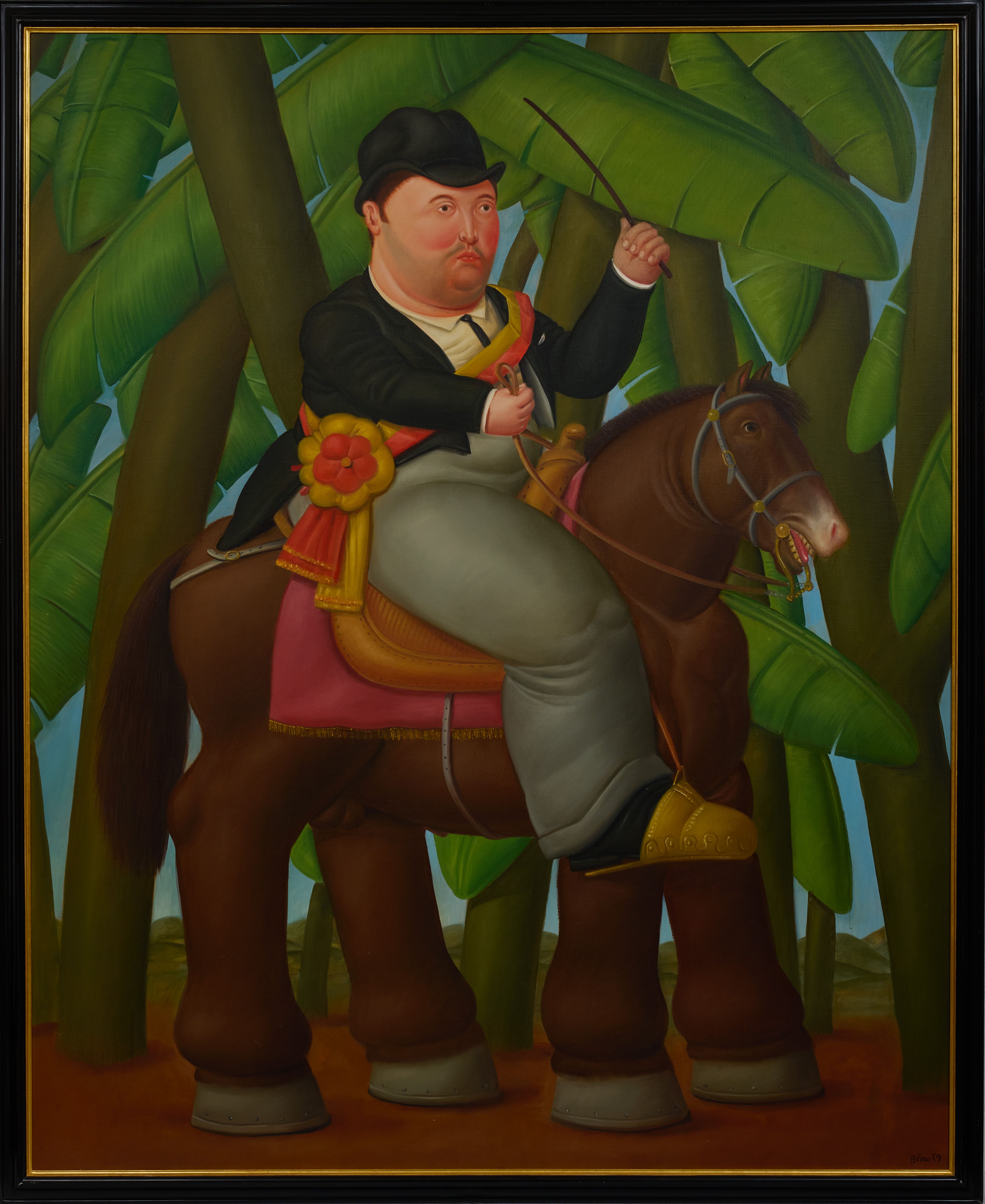 'El presidente en un caballo', de Fernando Botero
