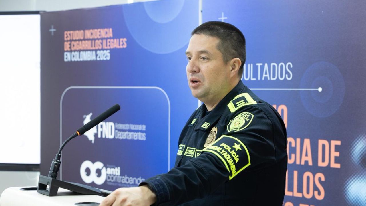 Mauricio Andrés Carrillo, director de Gestión de la Policía Fiscal y Aduanera (Polfa) FND Cigarrillos