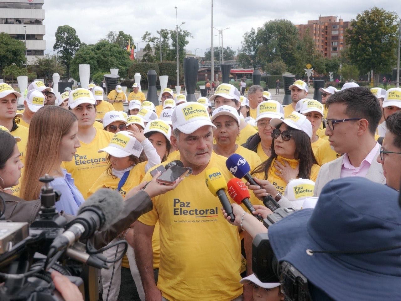 Paz electoral jornada en Bogotá 15 febrero d