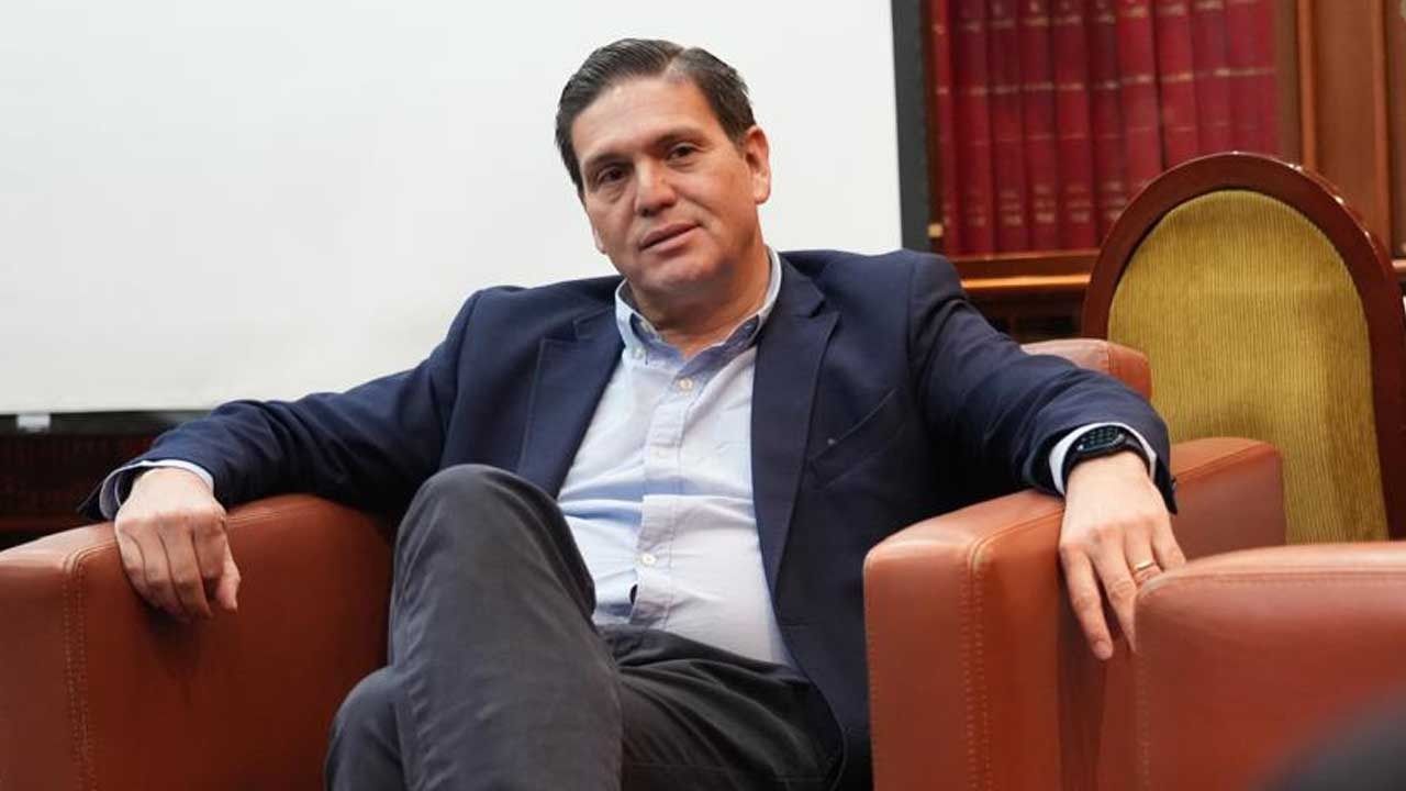El candidato a la presidencia Juan Carlos Pinzón