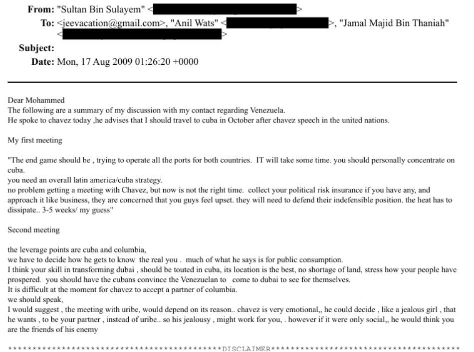 Epstein correo Venezuela 3