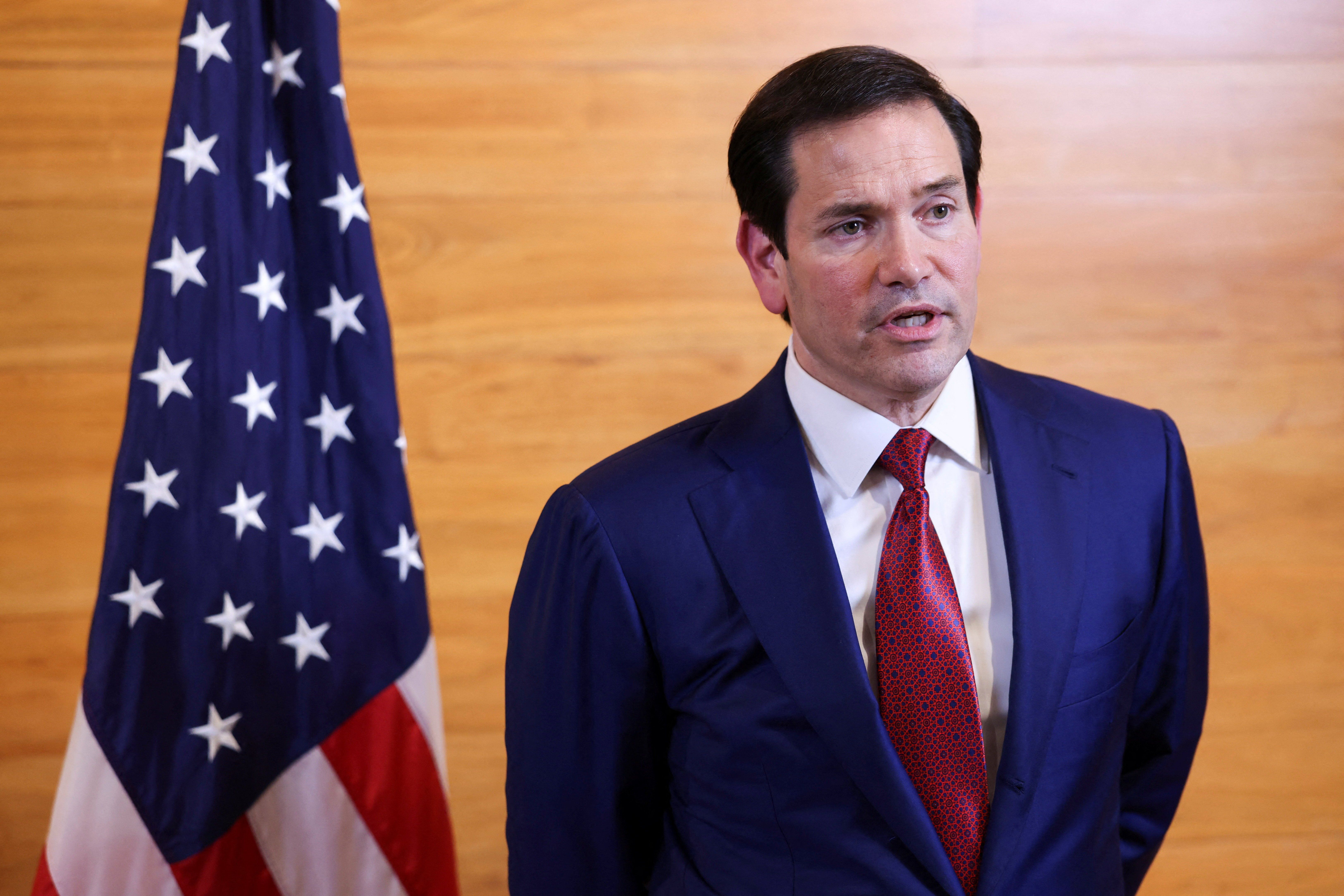 Secretario de Estado, Marco Rubio.