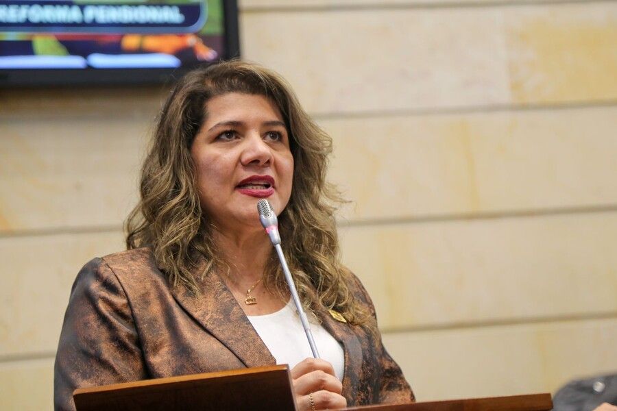 Lorena Ríos. Créditos: Colprensa - Prensa Senado
