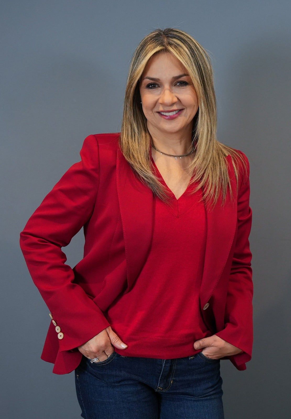 Vicky Dávila, candidata a la Presidencia.
