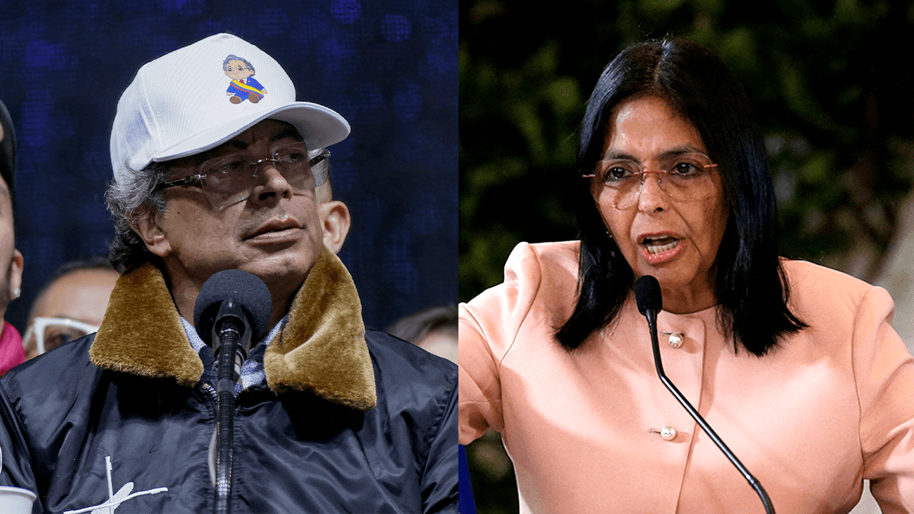 Gustavo Petro recibirá a Delcy Rodríguez en Bogotá