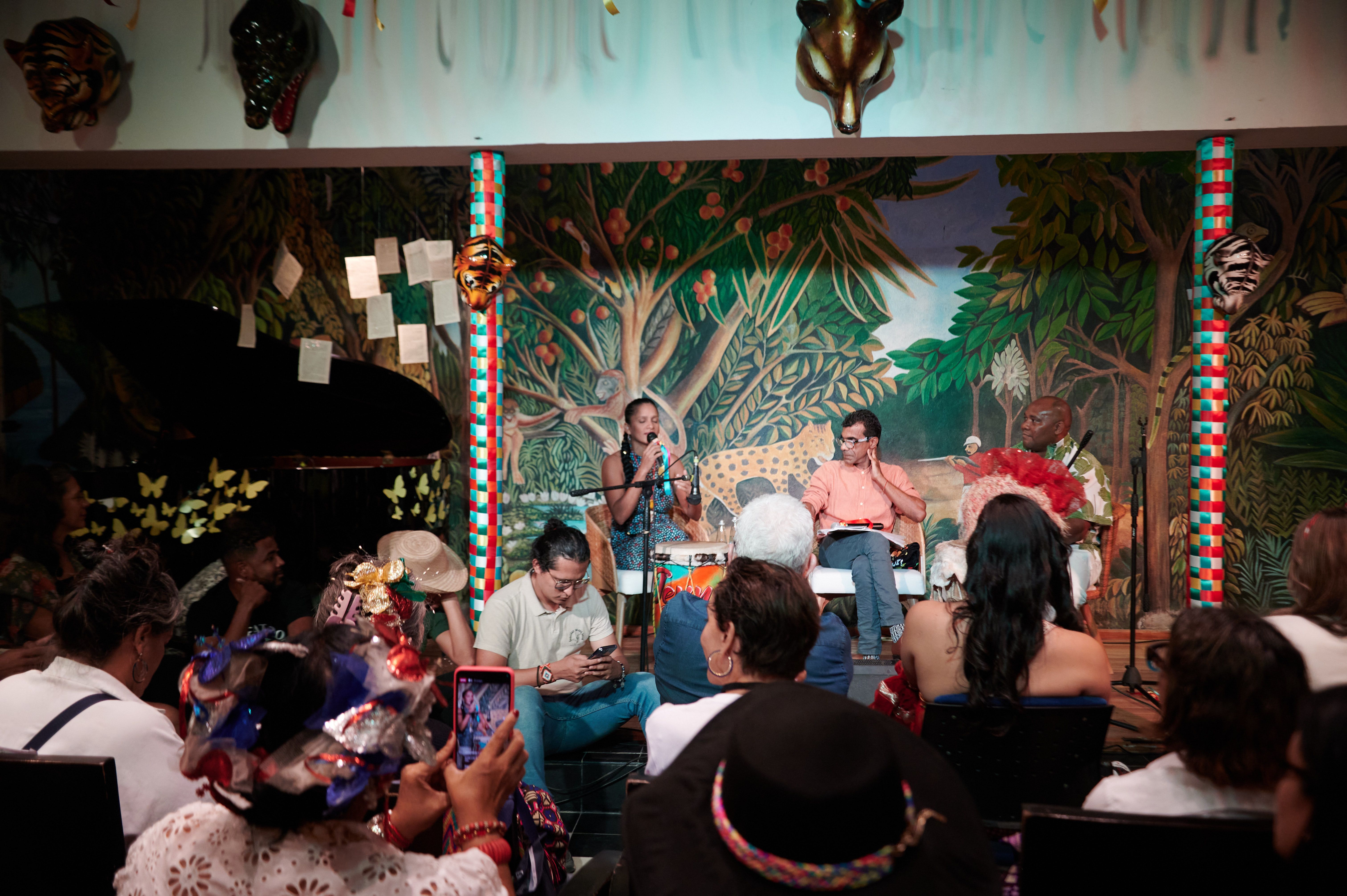 Evento del Carnaval Internacional de las Artes en La Cueva, en Barranquilla.