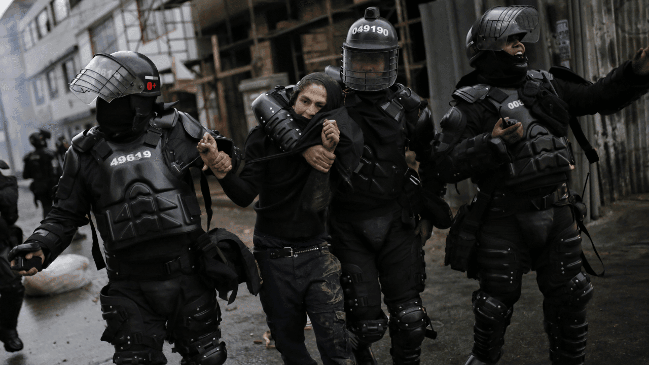 Paro nacional de 2021 en Colombia protestas