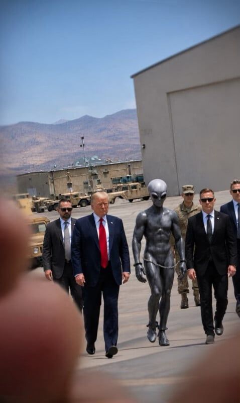 ia trump extraterreste